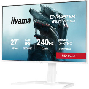 IIyama Gaming Red Eagle G-MASTER GB2771HSU-W1 27 inch FHD IPS 0.4 ms 240 Hz HDR G-Sync Compatible