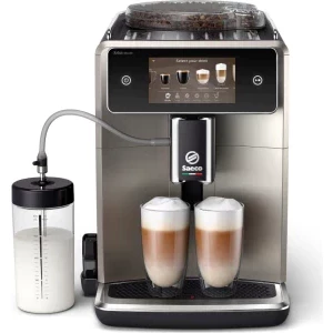 Espressor de cafea Philips automat Saeco Xelsis Deluxe SM8782/30, 1500W, 15bar, 1.7L, Negru/Argintiu