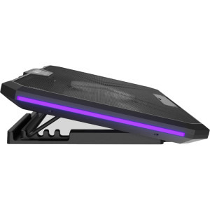 Fury Gunbai G3 17.3inch, 2 ventilatoare, iluminare RGB, Black