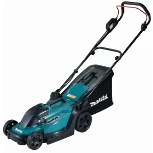 Makita Masina de tuns iarba cu acumulator DLM330Z, 18 V, latime taiere 33 cm, inaltime taiere 20-75 mm, sac colector 30 L, functie colectare / mulcire, fara incarcator inclus