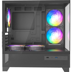 Gaming ZMEU Legendar Prime, Ryzen 5 8600G 4.3GHz, 16GB DDR5, 500GB SSD, RTX 5050 8GB GDDR6, Iluminare RGB