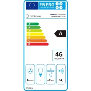Turbionaire TF60A, Inductie, 4 zone de gatit, Hota integrata, Bridge Dual Combi, Boost, 80 cm, Negru
