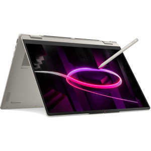 Lenovo 16'' Yoga 7 2-in-1 16AGP11, 2.8K OLED Touch 120Hz, Procesor AMD Ryzen™ AI 7 445 (8M Cache, up to 4.6 GHz), 32GB LPDDR5X, 1TB SSD, AMD Radeon 840M, Win 11 Pro, Seashell, 3Yr Onsite Premium Care