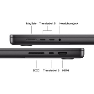 Apple 16.2'' MacBook Pro 16 Liquid Retina XDR, Apple M5 Max chip (18-core CPU), 36GB, 4TB SSD, Apple M5 Max 32-core GPU, macOS, Space Black, INT keyboard, 2026