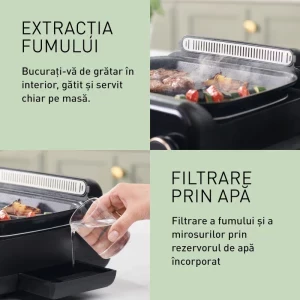 Panasonic Gratar electric multifunctional 6-in-1 NF-GM600KXE, 1524W, 2.5L, Negru