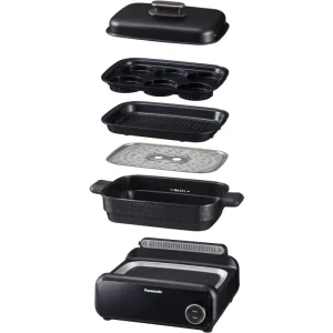 Panasonic Gratar electric multifunctional 4-in-1 NF-GM400KXE, 1524W, 2.5L, Negru