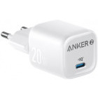 Incarcator retea Anker Zolo A2699G21, 1x USB-C, Quick Charge 20 W, White
