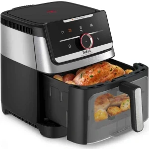 Tefal Friteuza cu aer cald Easy Fry Silence EY876DE1, 1800W, 7L, Negru