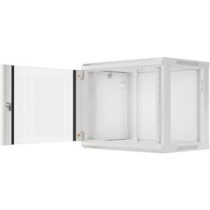 Lanberg WF01-6409-10S 9U, Wall mount, 600 x 450, Glass door, Gri