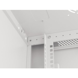 Lanberg WF01-6406-10S 6U, Wall mount, 600 x 450, Glass door, Gri