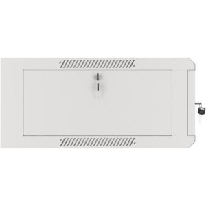 Lanberg WFFA-5604-10S 4U, Wall mount, 600 x 411, Glass door, Gri