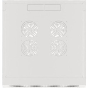 Lanberg WFFA-5604-10S 4U, Wall mount, 600 x 411, Glass door, Gri