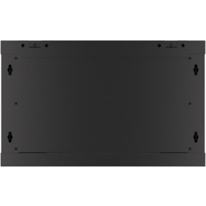 Lanberg WF01-6606-10B 6U, Wall mount, 600 x 600, Glass door, Negru