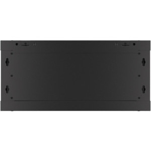 Lanberg WF01-6404-10B 4U, Wall mount, 600 x 450, Glass door, Negru