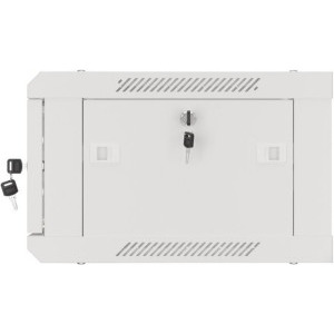 Lanberg WF01-6404-10S 4U, Wall mount, 600 x 450, Glass door, Gri