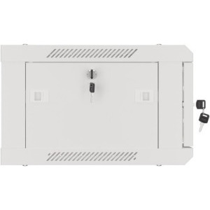 Lanberg WF01-6404-10S 4U, Wall mount, 600 x 450, Glass door, Gri
