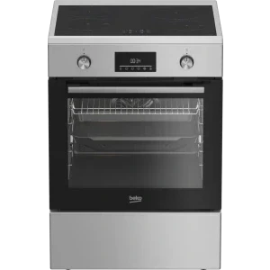 Aragaz Beko FBSM69301SXT, Electric, 4 zone de gatit, Sistem de siguranta, Autocuratare hidrolitica, Steam Assisted Cooking, 3D Cooking, SteamShine, Clasa A, 60 cm, Inox