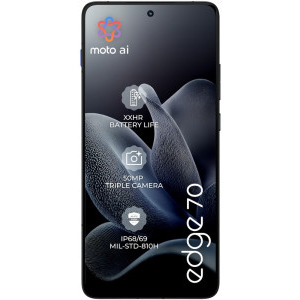 Motorola Edge 70, 512 GB, 12GB RAM, Dual SIM, 5G, Tri-Camera, PANTONE Gadget Grey