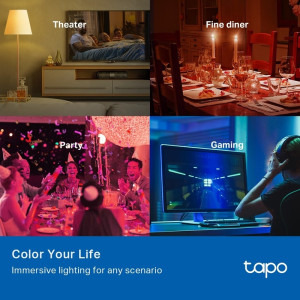 TP-LINK Bec LED Tapo L530E 8.7W E27 4buc