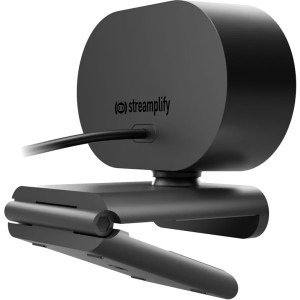 streamplify Cam Plus, Full HD, FOV 80, Ring light, Black