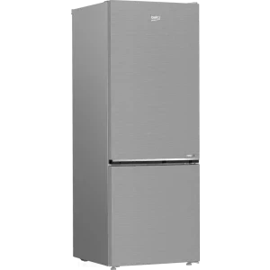 Beko B7RCNE566HXB1, 490 L, Clasa C, No Frost, ProSmart Inverter, HarvestFresh, AeroFlow, Control electronic, 192 cm, Metal Look