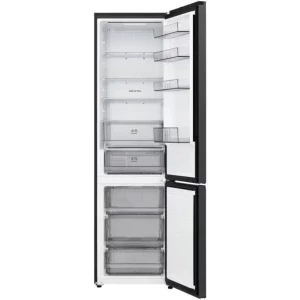 LG GBBSJ21DEP, 375 L, Clasa D, No Frost, Inverter, AI Fresh, LinearCooling, DoorCooling+, ThinQ, Control electronic, 203 cm, Negru