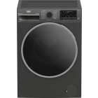 Masina de spalat rufe cu uscator Beko B7DFT68442M ES, Spalare 8 kg, Uscare 5 kg, 1400 RPM, Clasa D, ProSmart Inverter, SteamCure, HomeWhiz, Gri