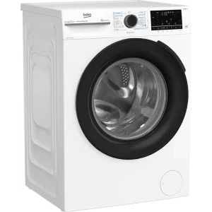Beko BM5WFSU69415W, 9 kg, 1400 RPM, Clasa A, ProSmart Inverter, EnergySpin, SteamCure, HomeWhiz, Alb