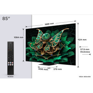 TCL Smart TV QD-MiniLED 85C7K Seria C7K 215cm 4K UHD HDR
