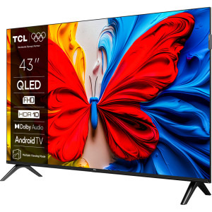 TCL Smart TV QLED 43S5K Seria S5K 108cm negru Full HD