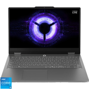 Laptop Lenovo Gaming 15.6 LOQ Essential 15IRX11, FHD IPS 144Hz, Procesor Intel® Core™ i5-13450HX (20M Cache, up to 4.60 GHz), 16GB DDR5, 512GB SSD, GeForce RTX 5050 8GB, No OS, Luna Grey