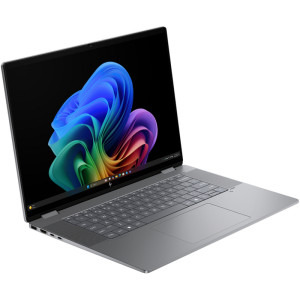 HP 16'' OmniBook X Flip 2-in-1 16-ar0012nn, 2880 x 1800 OLED Touch 48-120Hz, Procesor AMD Ryzen™ Al 7 350 (16M Cache, up to 5.0 GHz), 24GB LPDDR5X, 1TB SSD, AMD Radeon 860M, Win 11 Home, Meteor Silver