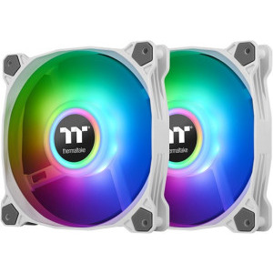Thermaltake Pure Duo 12 ARGB 120mm White Two Fan Pack