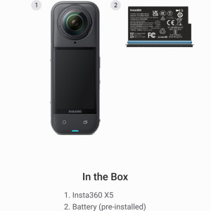 Insta360 X5 Midnight Black