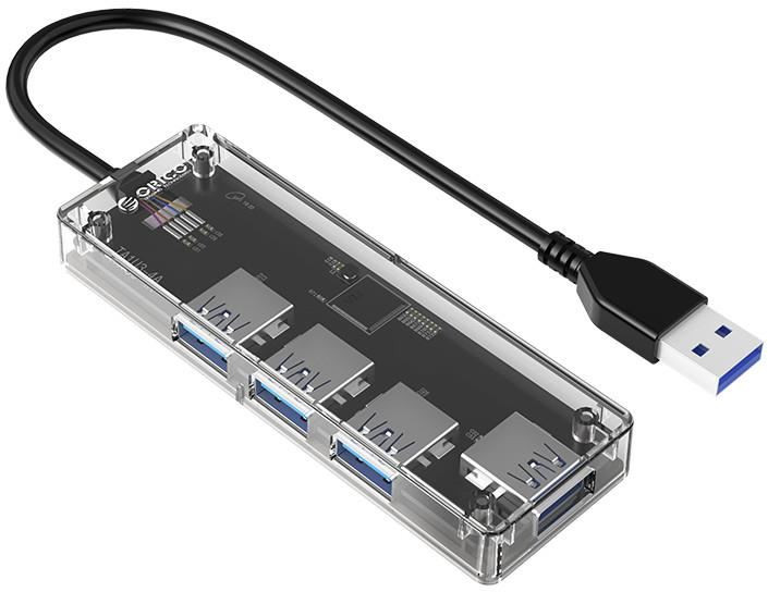 Hub USB Orico TA1U3-4A USB 3.0 Clear