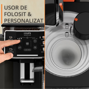 Krups automat Sensation Milk M50 EA912910, 1450W, 1.7L, Negru