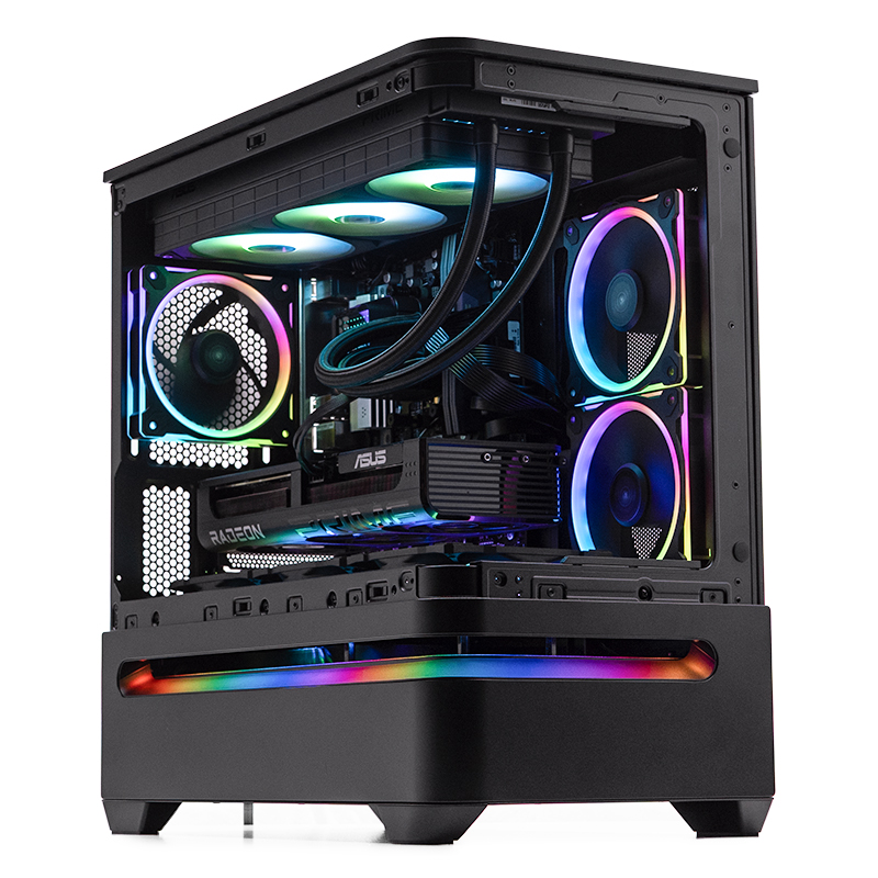 PC Gaming BALAUR PRIME Powered by ASUS, AMD Ryzen 5 7600X 4.7GHz, 32GB DDR5, 1TB SSD, RX 9060 XT 16GB GDDR6, Iluminare RGB