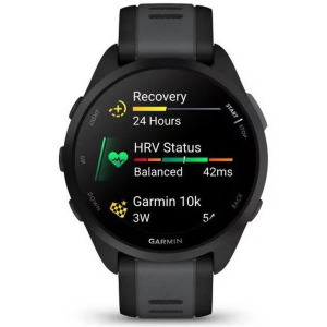 Garmin Forerunner 165 Music, GPS/Wi-Fi, Black curea Silicon Slate Grey