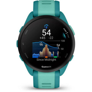 Garmin Forerunner 165 Music, GPS/Wi-Fi, Turquoise curea Silicon Aqua