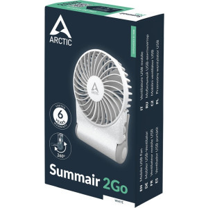 ARCTIC AC Ventilator portabil Summair 2Go 5000 mAh 77h White