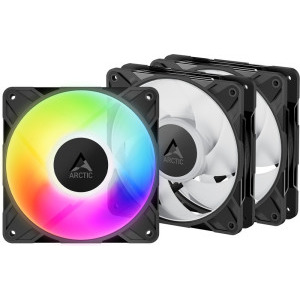 Ventilator ARCTIC AC P12 Pro ARGB 120mm Black Three Fan Pack
