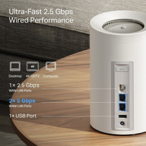 TP-LINK 5Gigabit Deco BE65 Pro Tri-Band WiFi 7 2buc