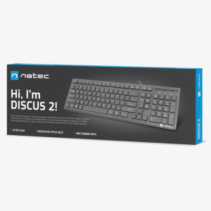 Natec Discus 2 Slim Black
