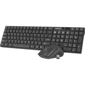 Kit periferice Natec Desktop NZB-1440 Stingray Wirelesss US Layout Black
