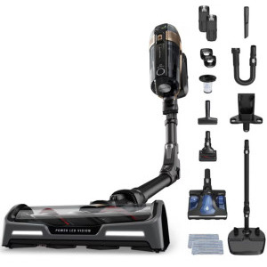 Aspirator Rowenta X-Force Flex 15.60 RH99G3WO, vertical cu mop, 380W, 0.65L, Negru