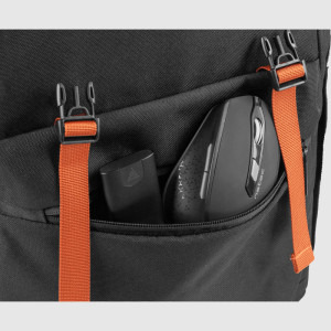 Natec Laptop Backpack Niala Ginger Black-Orange