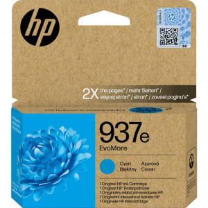 HP Cartus 937e EvoMore Cyan