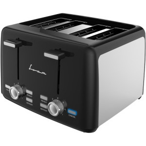 Fram Prajitor de paine FTP-1574SSBK, 1600W, Negru/Argintiu