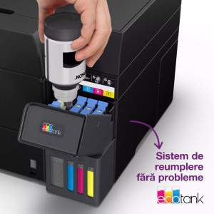 Epson EcoTank L6360, InkJet CISS, Color, Format A4, Duplex, Retea, Wi-Fi