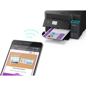 Epson EcoTank L6370, InkJet CISS, Color, Format A4, Duplex, Retea, Wi-Fi